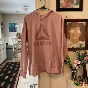 Reebok Dusty Pink Logo Hoodie